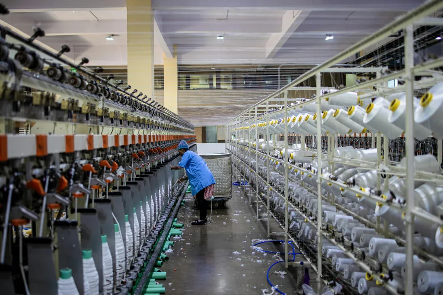 A fibre factory symbolizing the circular economic goals of NLight