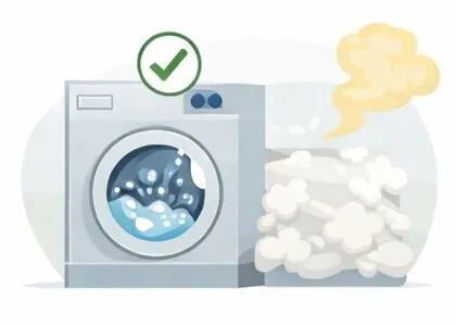 Washing & Drying illustration